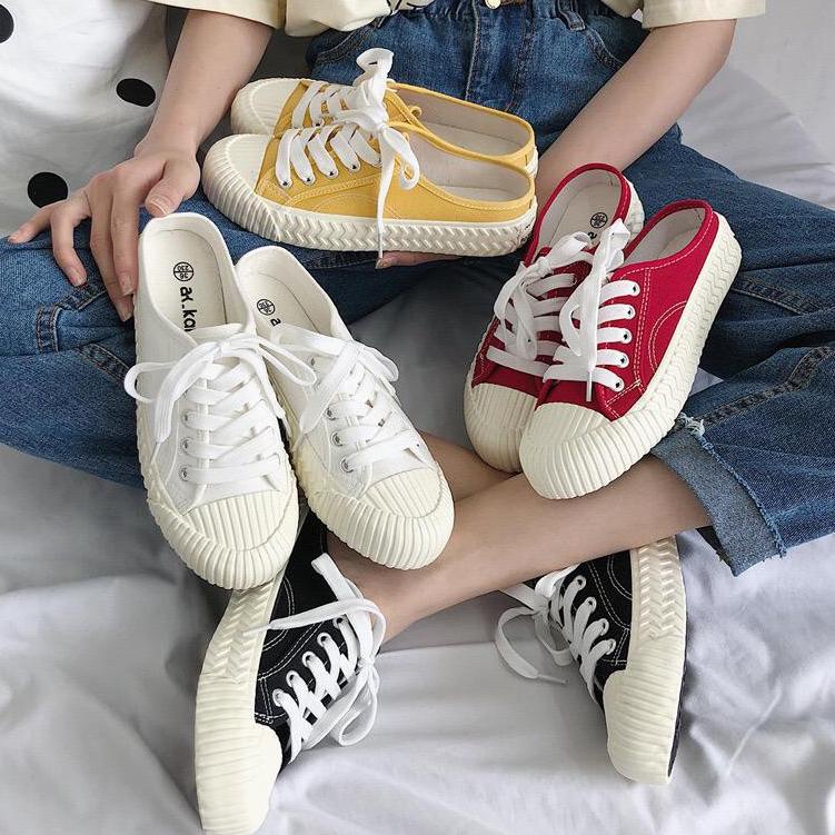 Harga Termurah Free Box Sepatu Wanita Populer  Sepatu Wanita Korea NS8037 Sneakers Wanita Import Sep