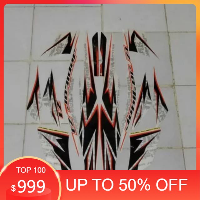 COVER Striping jupiter z1 2014 putih orange BERKUALITAS SUPER
