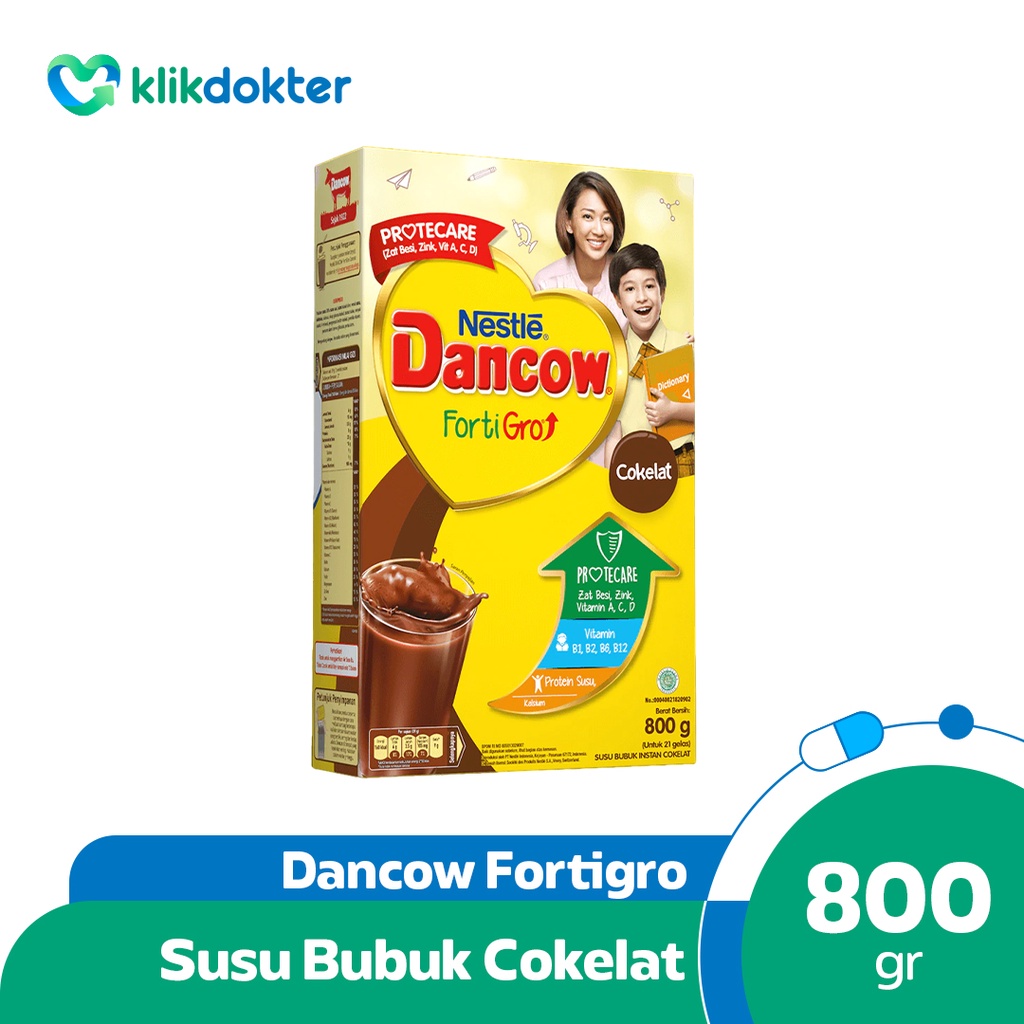 Dancow Fortigro Susu Bubuk Cokelat 800gr