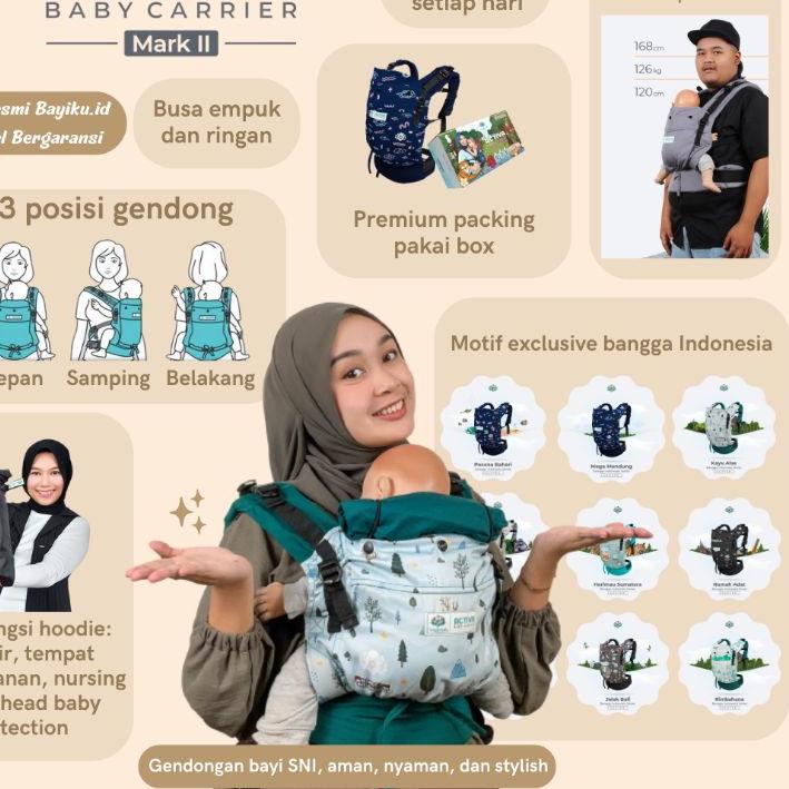 ➲ Baby carrier SSC Activa bayiku id seri bangga Indonesia ✯
