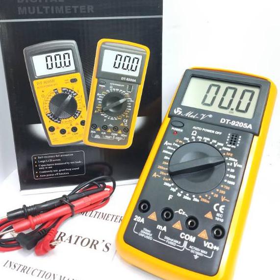 ☄ Multitester Digital DT 9205A / Avometer Digital DT-9205A  / Multitester Digital  Avometer Digital 