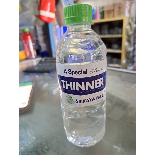 

Thinner A Special 500 ML, Pengencer Cat, Merk Srikaya emas