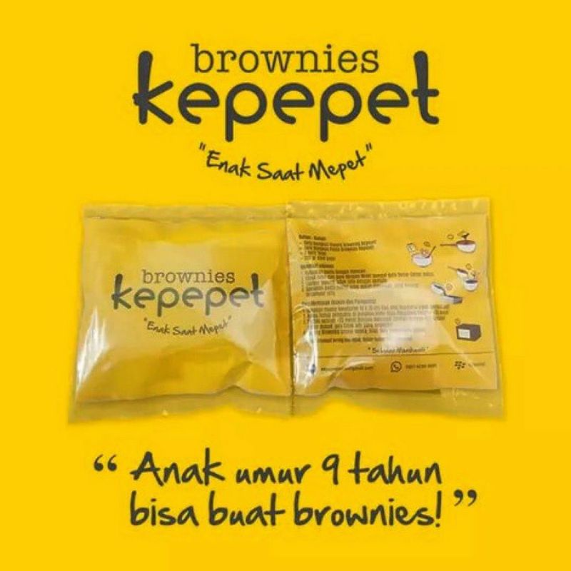 

Tepung instan Brownies Kepepet