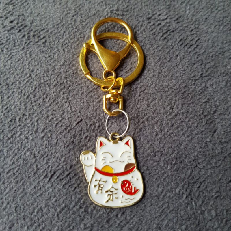 GANTUNGAN KUNCI LUCKY CAT MANEKINEKO