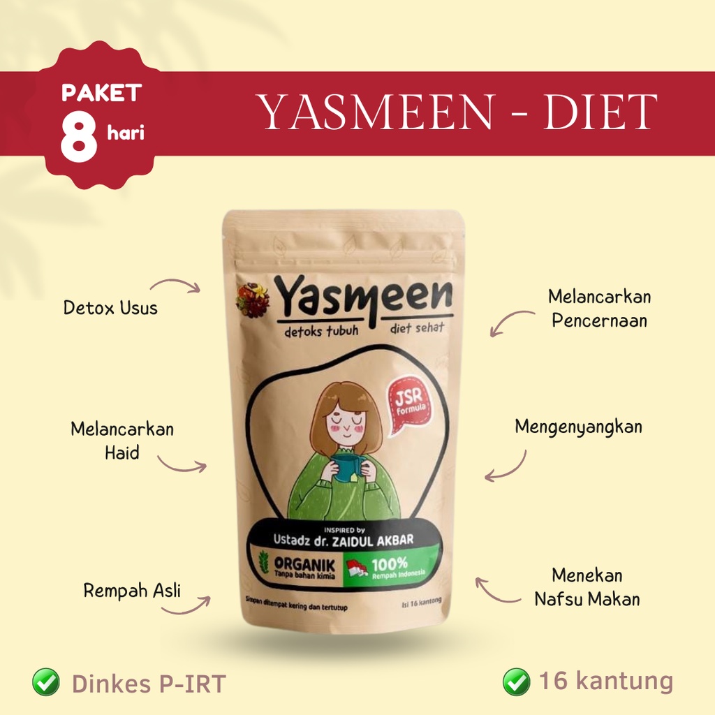 

Yasmeen Diet - Minuman Rempah Diet ala Zaidul Akbar