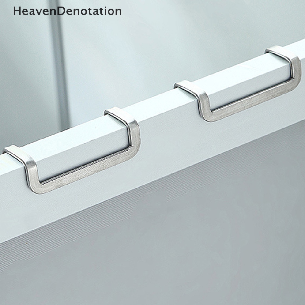 [HeavenDenotation] 304kait Stainless Steel Gratis Punching Double S-Shape Hook Dapur Kamar Mandi Pintu Lemari Belakang Tipe Mantel Handuk Penyimpanan Gantungan HDV