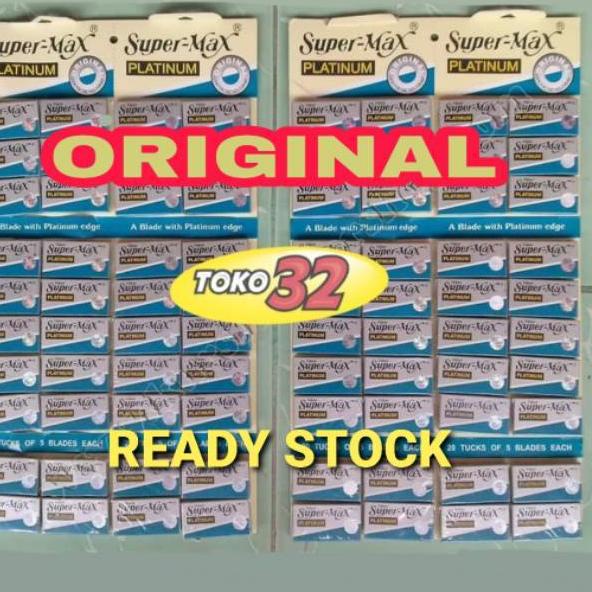 ➽ Silet Cukur Supermax Platinum Original Barber  Pangkas Rambut ☆