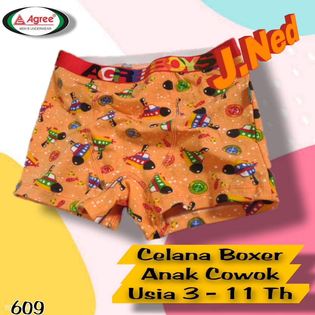 J609 CD BOXER ANAK COWOK AGREE BOYS BOXER ANAK ART A 501