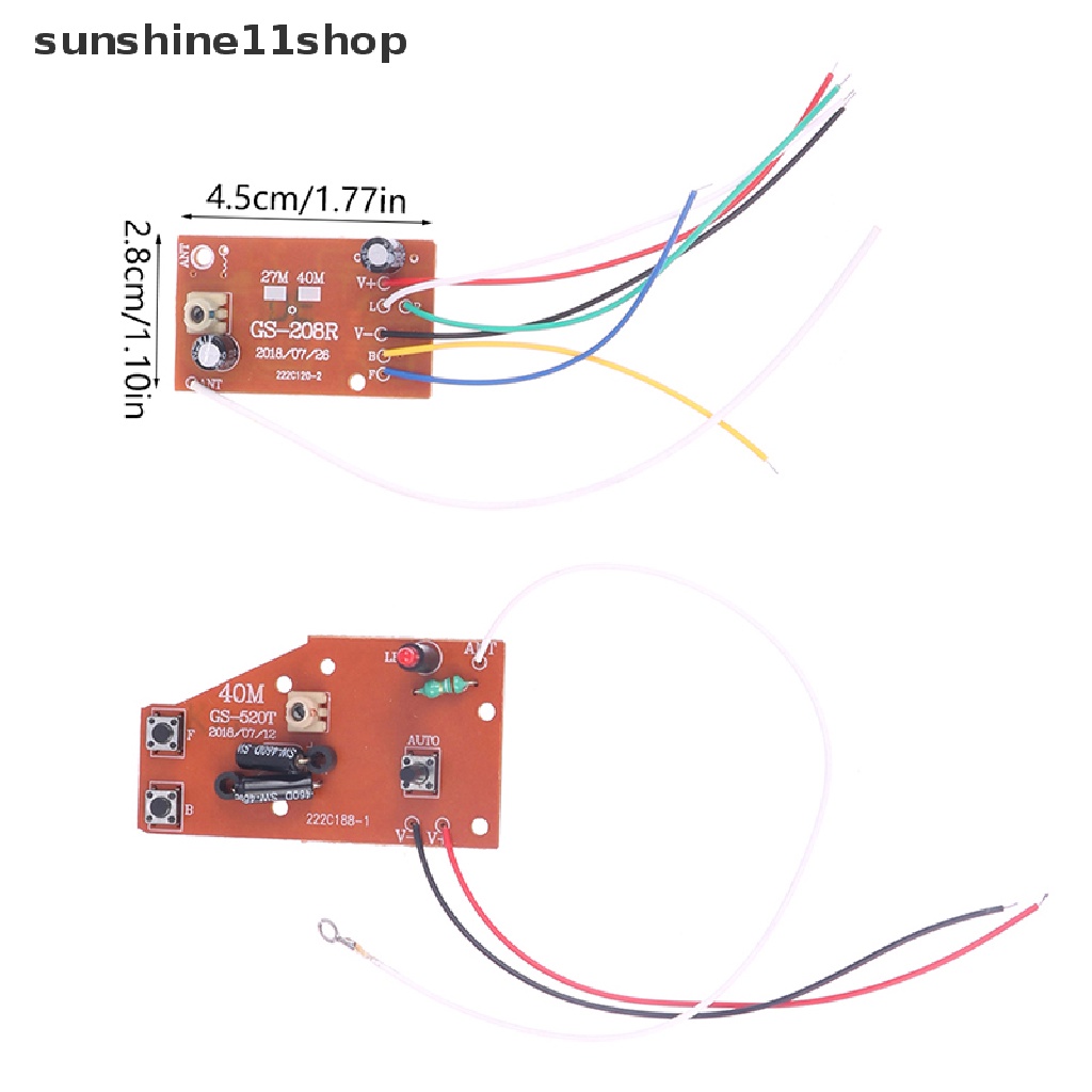 Sho 5CH RC Remote Control 27MHz Papan Pemancar Dan Receiver Sirkuit N