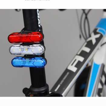 [KMZ] ROBESBON Lampu Belakang Sepeda LED COB USB Rechargeable 220 mAh - AS1010