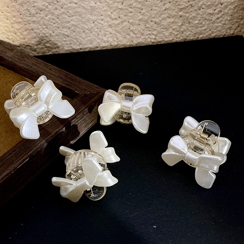 Bow Head Jewelry Poni Clip Grabbing Kecil Sideways Poni Hair Clip Female Clip Hair Card2023New