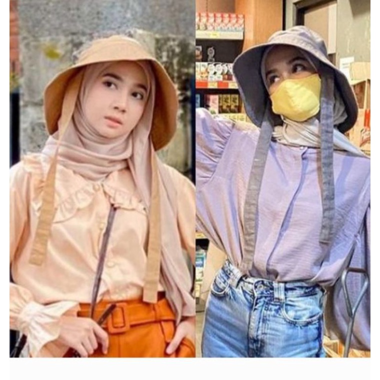 BUCKET HIJAB TOPI HIJAB WANITA TREN TOPI BUCKET HIJAB TREND BUCKET HIIQB TOPI WANITA GROSIR MURAH BU
