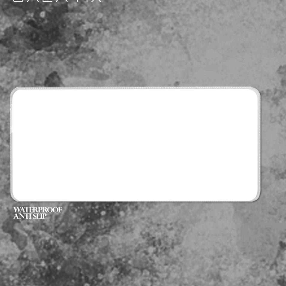 ✵ MOUSE PAD GAMING WHITE PUTIH BLANK POLOS XL EXTENDED PREMIUM ♩