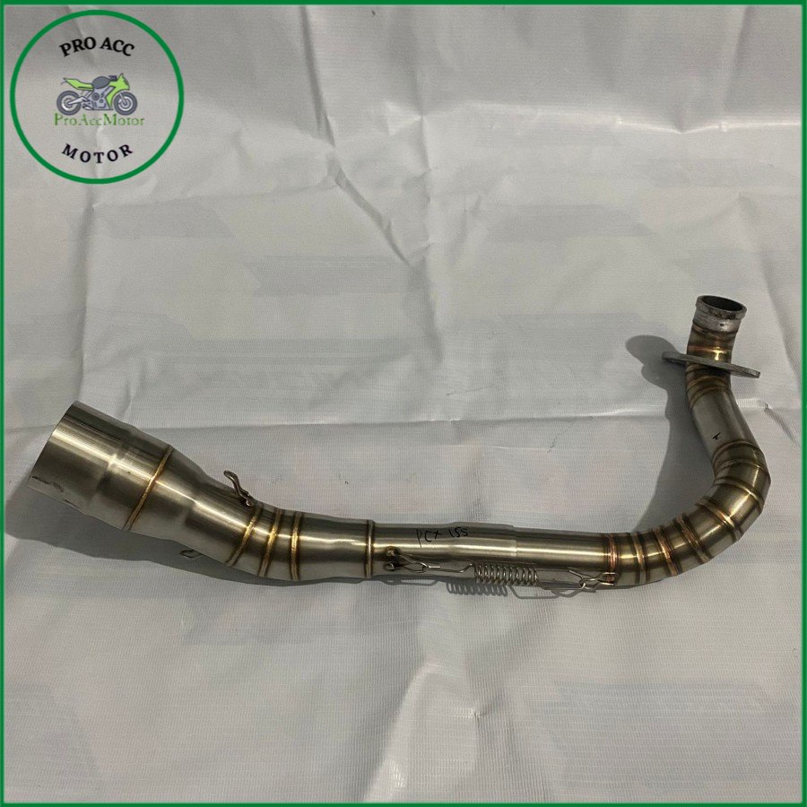 leheran knalpot NEW ADV 160 ADV 150 full stainless las cacing inlet 50 pro acc motor (bisa cod)