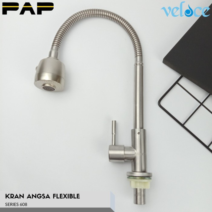 +++++] keran angsa fleksibel stenlis sus304 kepala besar Veloce