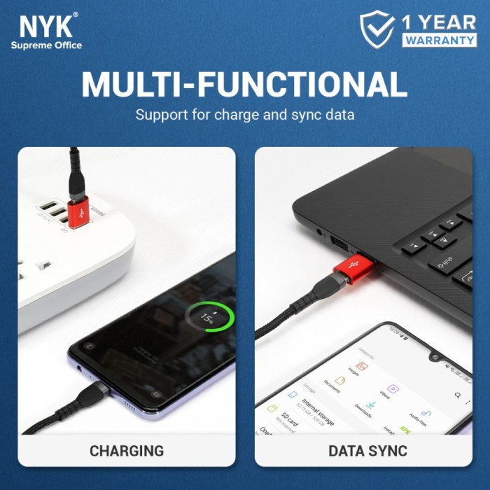 Connector OTG NYK Usb 3.0 Type C Female