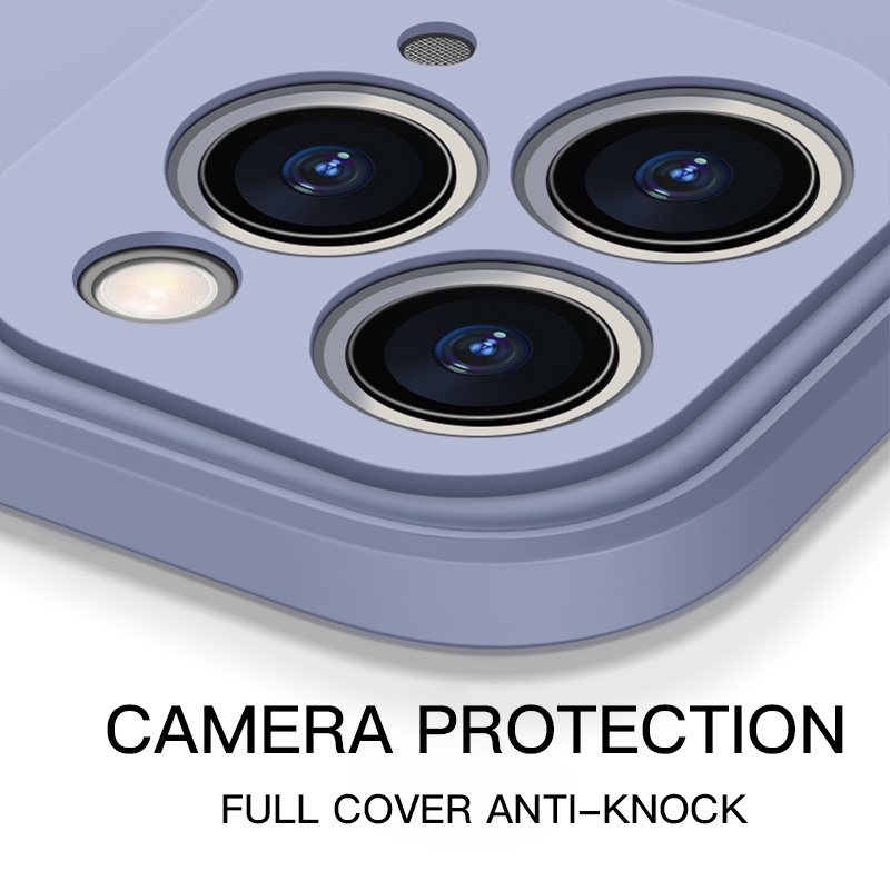 IPHONE Silikon Cair shockproof Mewah new magic cube Simplewhiteallinclusivepria Dan Wanitaultra-thinfall-proofadvancedFor Iphone11 12 13 14 pro max X XS XR max MINI