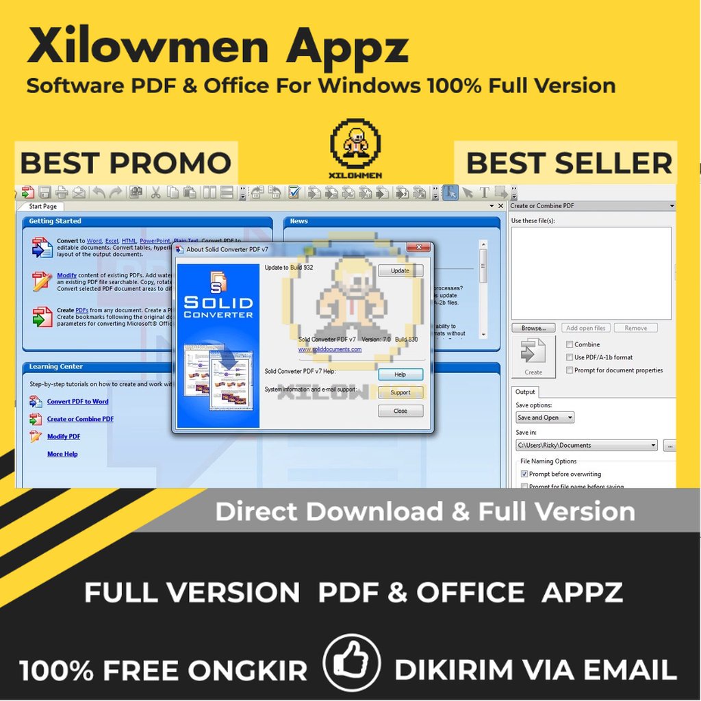[Full Version]  Solid Converter PDF Pro PDF Office Lifetime Win OS