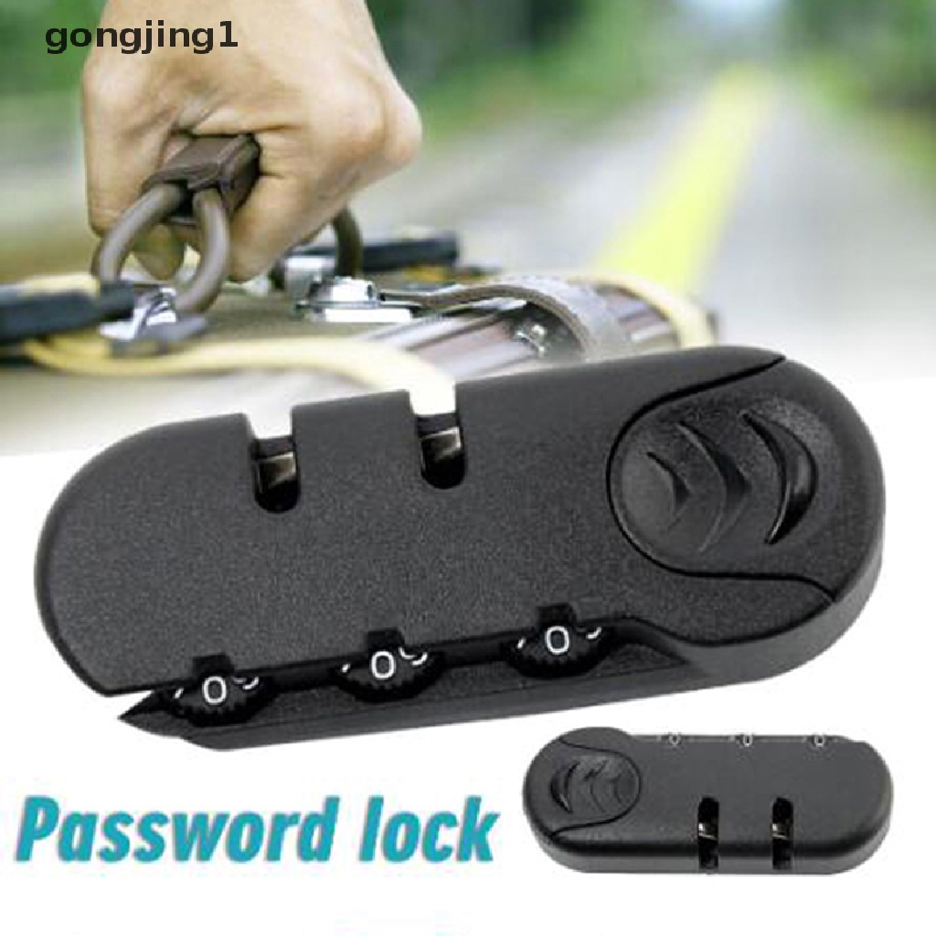 Aksesoris Gembok Kombinasi Digit GGG Untuk Kunci Tas Koper Travel Bag Code Lock ID