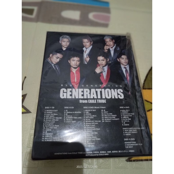 VCD / DVD GENERATIONS FROM EXILE TRIBE