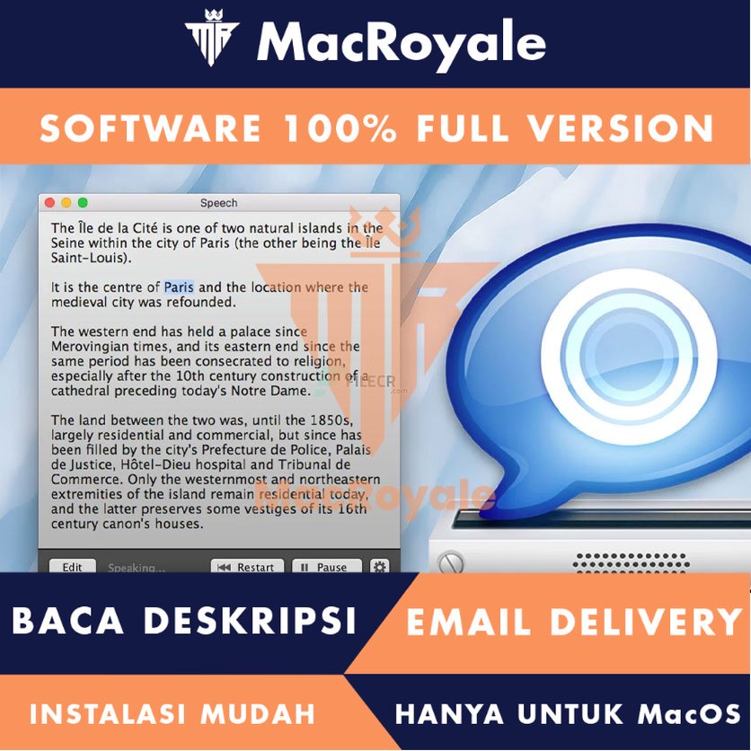 [MacOS] Speech Full Version Lifetime Full Garansi