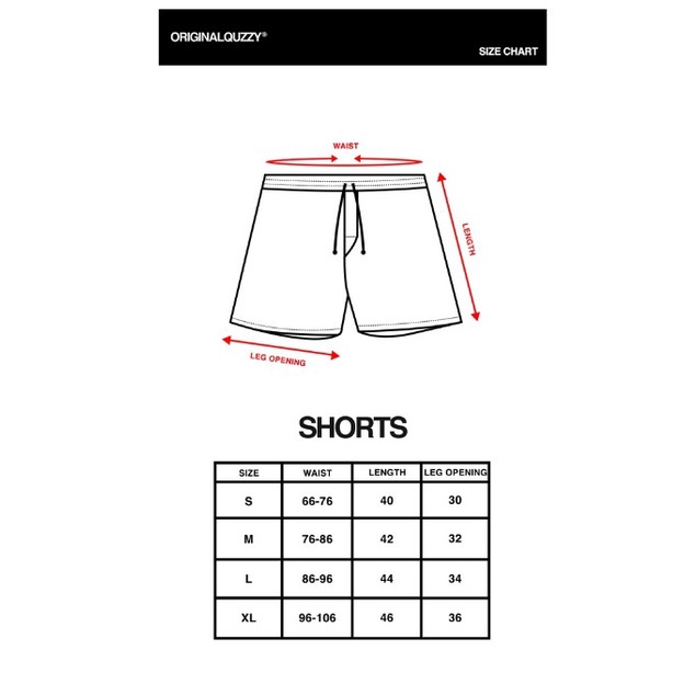 CELANA PENDEK THE ORIGINAL QUZZY | BROOKE SKY