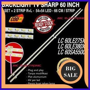 suku cadang BACKLIGHT TV SHARP 60 INC LC-60LE275X 60LE380X 60SA5500X 60SA5500 60LE275 60LE