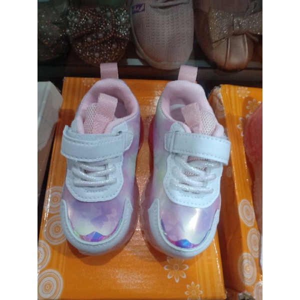 sepatu anak import LED premium sport fhasion terbaru termurah