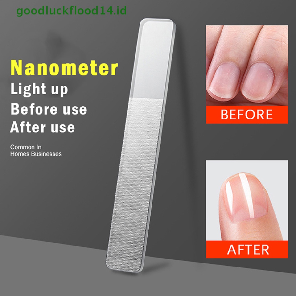 [GOOGFOUR] 1pc Profesional Nano Kaca Kuku Buffer Tahan Lama File Shiner Manicure Files Nail [TOP]