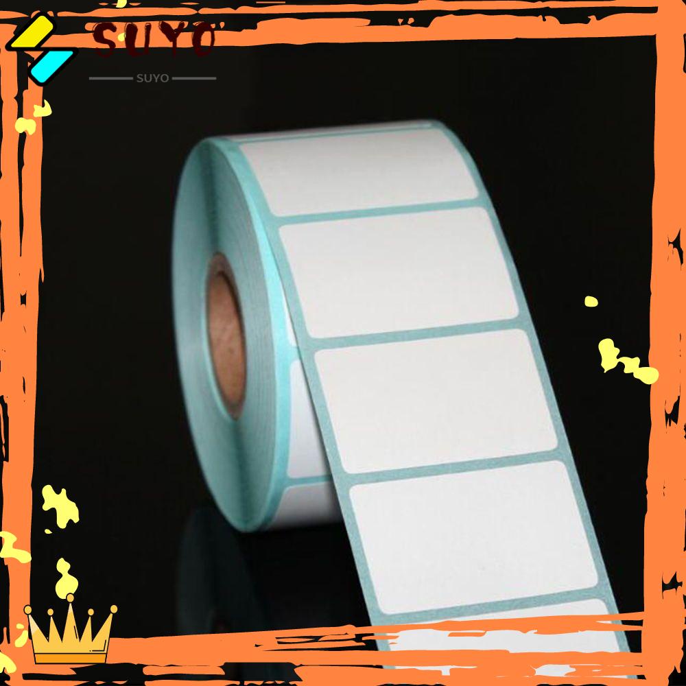 Suyo 700pcs/Roll Thermal Sticker Hot Sale Cetak Perlengkapan Tag Kosong Paket Label