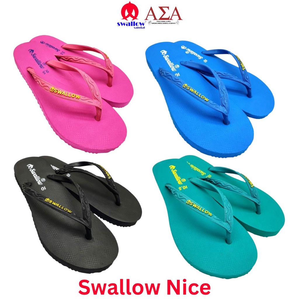 Sandal Jepit Wanita Swallow Nice Warna Cantik