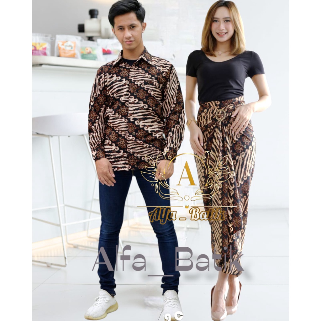 ROK LILIT BATIK COUPLE / BAJU BATIK COUPLE / KAIN LILIT PREMIUM / BATIK SET / BATIK COUPLE / BATIK LENGAN PANJANG /BATIK PREMIUM/BATIK KEKINIAN/SET COUPLE/SET BATIK KONDANGAN/SET BATIK WISUDA/SET BATIK TUNANGAN