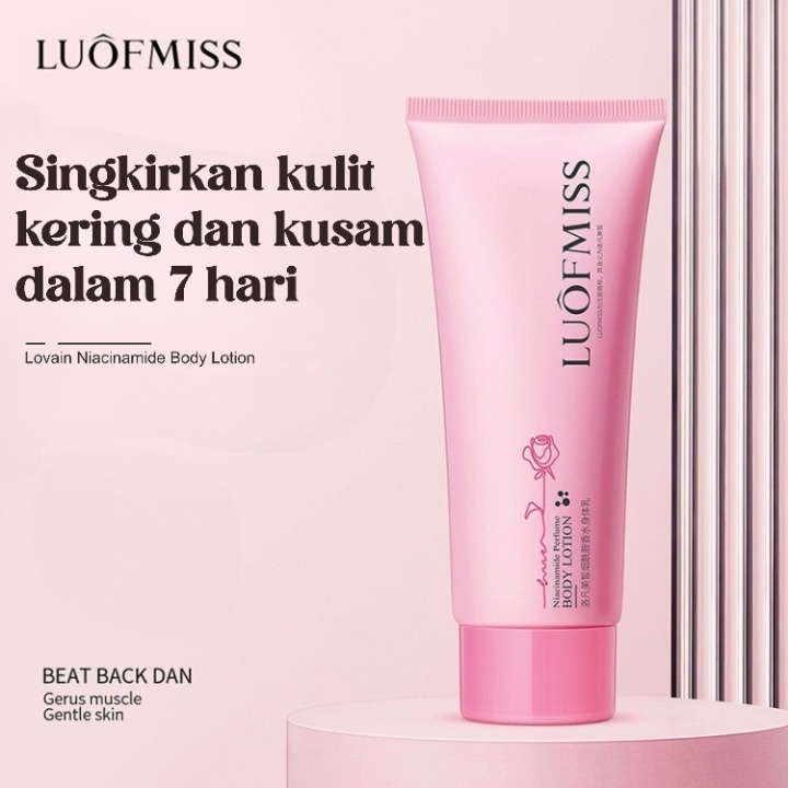 LUOFMISS Parfum Body Lotion Menutrisi Kulit Putih Halus Lembut Melembabkan 100 ML