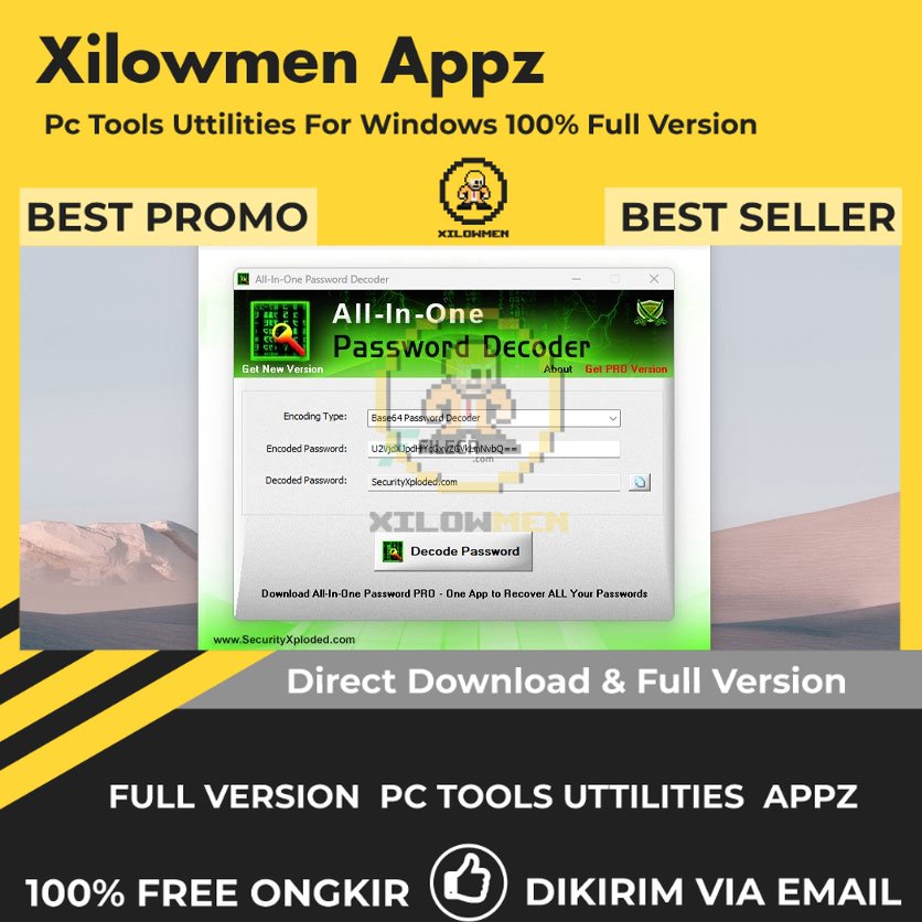[Full Version] All In One Password Decoder Pro PC Tools Software Utilities Lifetime Win OS