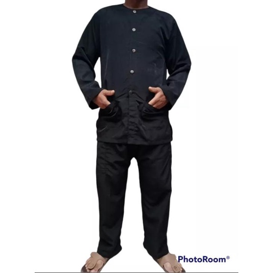 baju pangsi adat sunda bahan drill