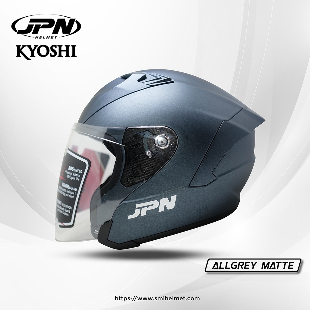 HELM JPN KYOSHI ALLGREY MATTE