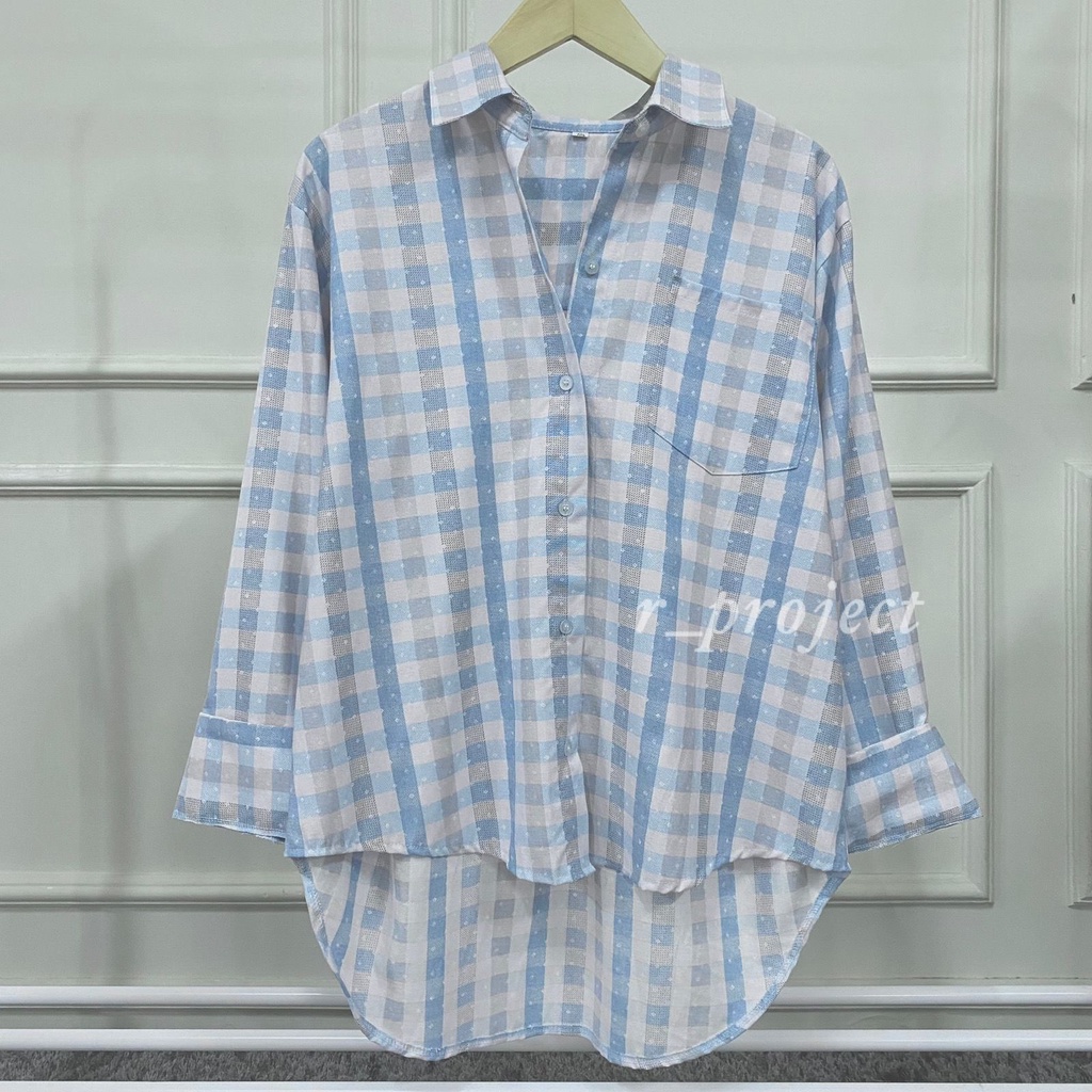LD 120 140 | Ixora shirt oversize | Atasan kotak wanita best seller | Atasan murah | Atasan cantik
