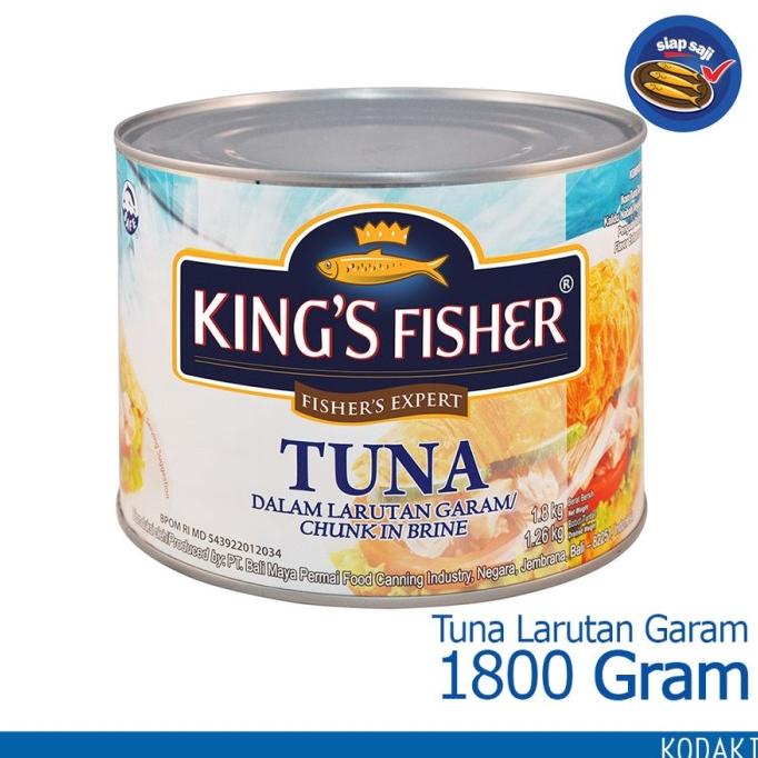 

King's Fisher Tuna 1800 gram Larutan Garam/ Minyak/ Hot Spicy Kaleng TERLARIS