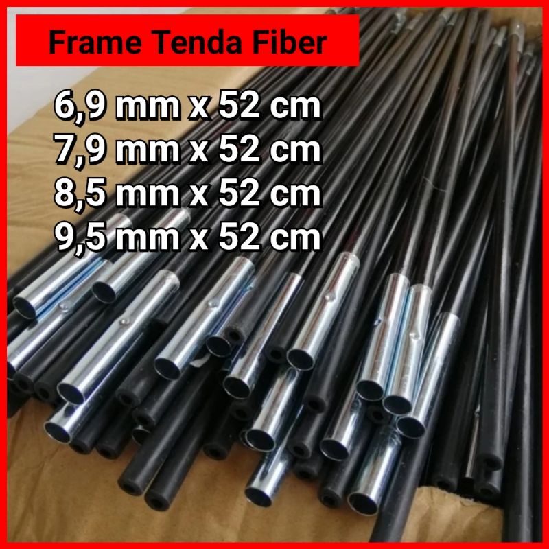 Frame Tenda Fiber l rangka tenda camping l Tiang Tenda dome