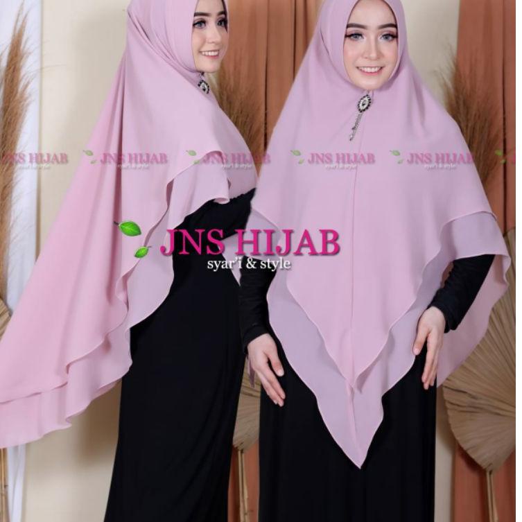 ۩ khimar NAMIRA POLOS /KHIMAR ceruty premium / hijab 2 layer /khimar Original jns hijab ✫