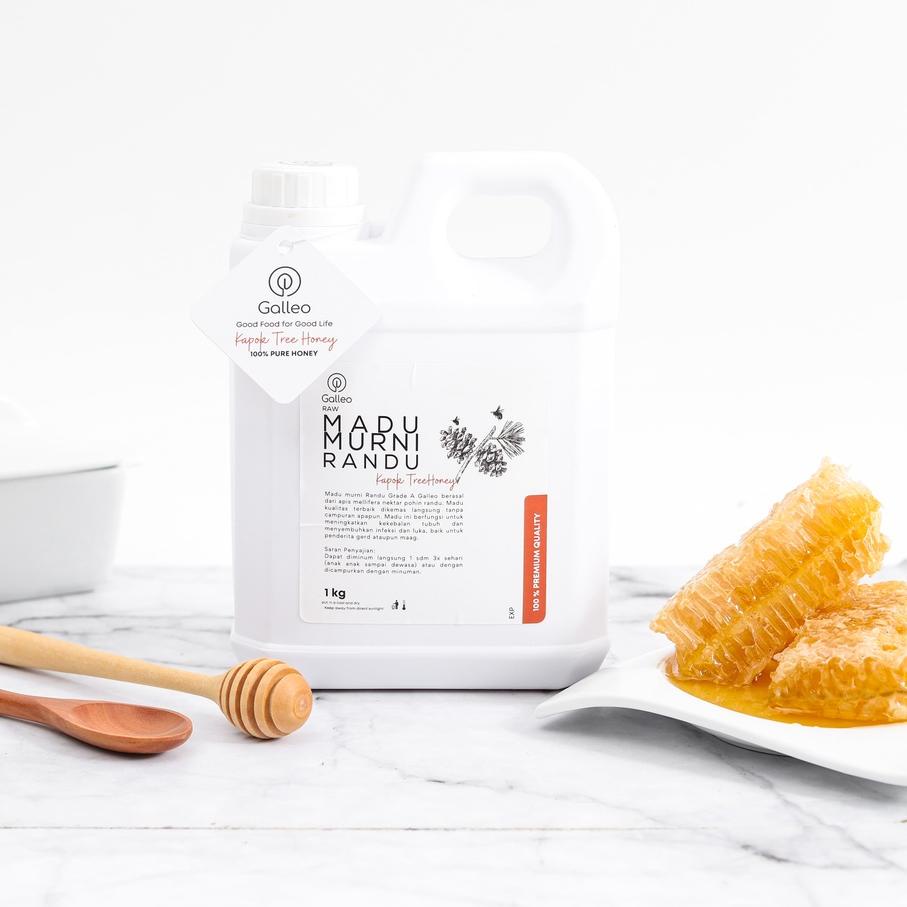 

♩ Murni Asli Randu 1kg Galleo Grade A Nektar Randu Pure Raw Honey ♫
