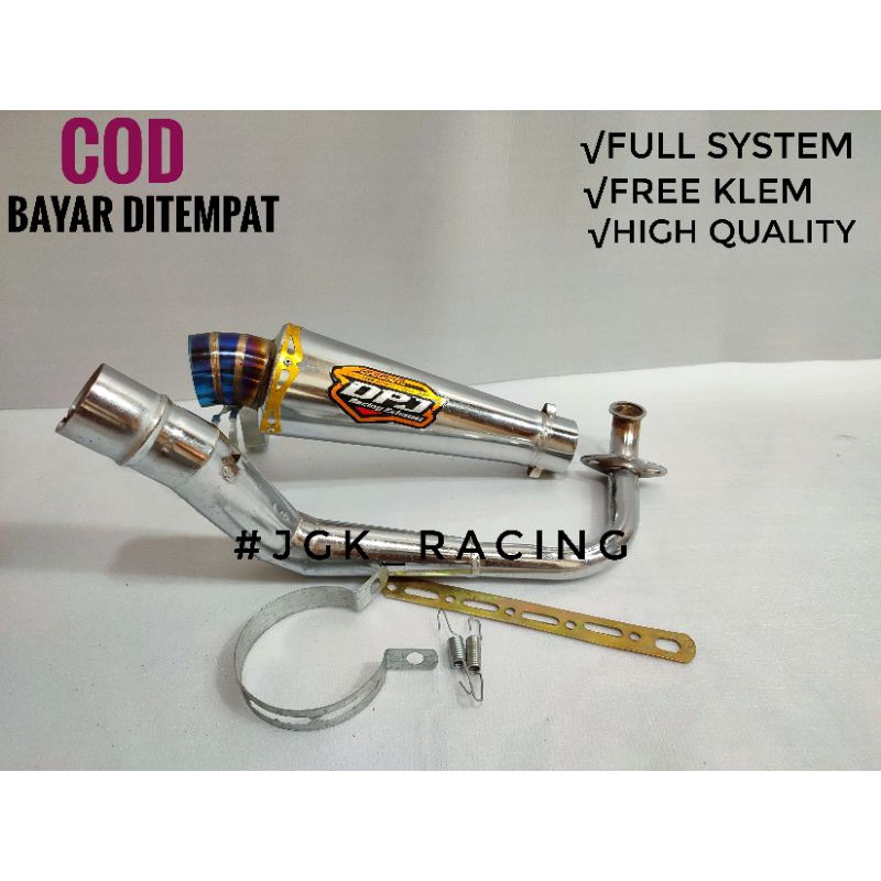Knalpot Racing DPJ Beat fi/beat karbu/beat street/beat new/beat pop/scoopy karbu/scoopy fi/scoopy ne