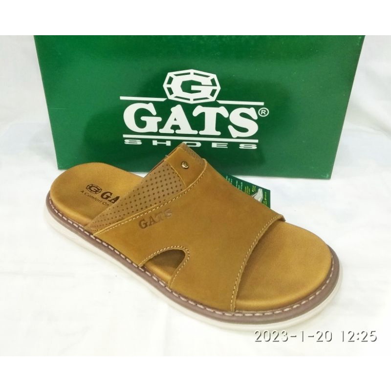 Sandal Pria / Sandal Harian / Sandal Casual / Sandal Sopan / Sandal Kulit GATS VT303