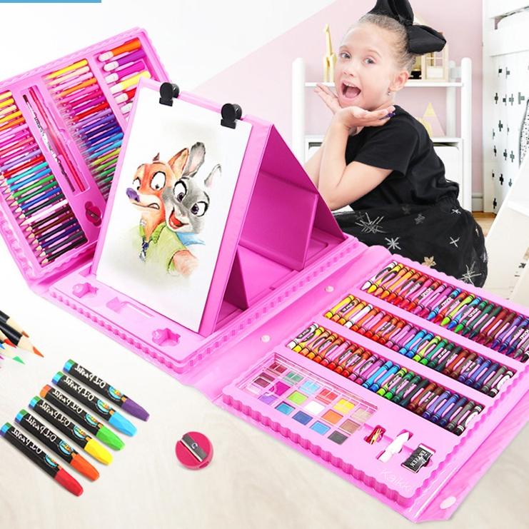 

Big Discount Kaikki 208pcs Crayon Mewarnai Pensil Krayon Warna Alat Menggambar atau Mewarnai