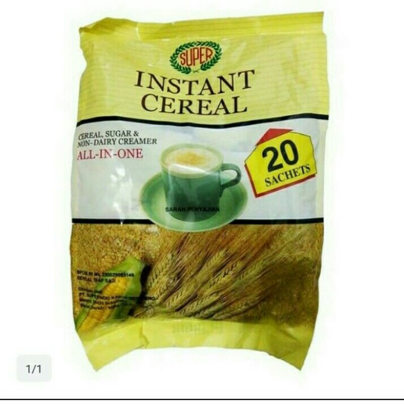 

✨NEW✨ -super cereal instant isi 20pcs- 1.1.23