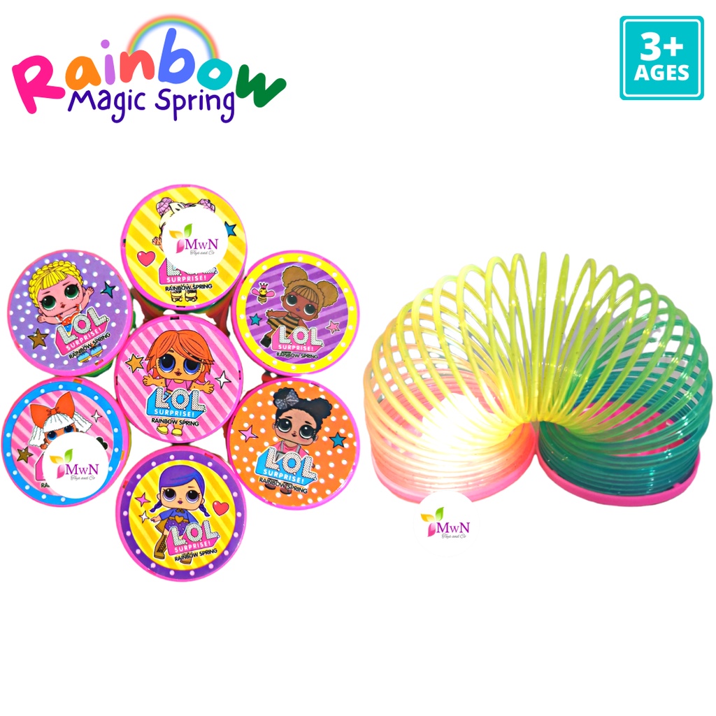 MWN Mainan Anak Rainbow Magic Spring LOOL Diameter 5,5 cm