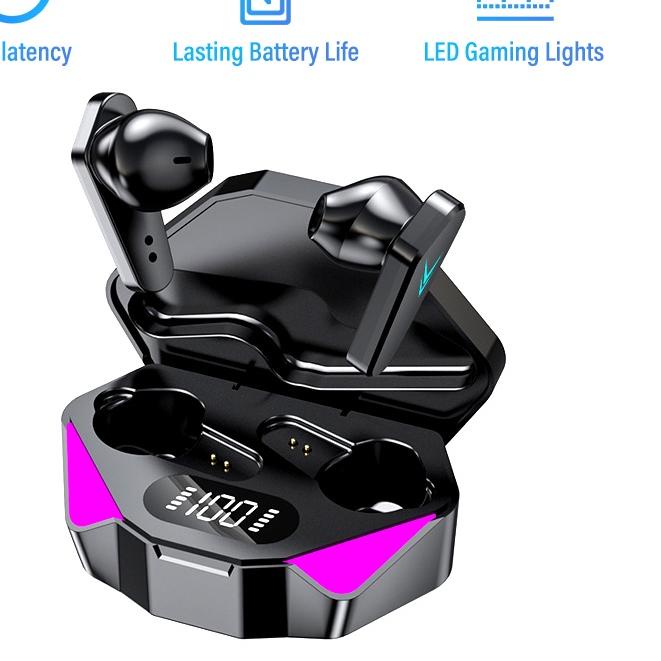 ☋ 【COD】Jovitech Headset Bluetooth Gaming TWS T23 (X15) Bluetooth V5.0 LED Smart Display ♣