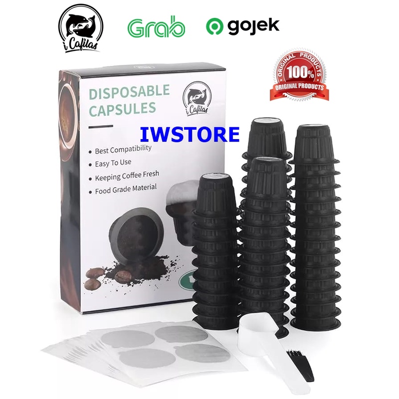 ICAFILAS NESPRESSO CAPSULE DISPOSABLE COFFEE POD KAPSUL KOPI
