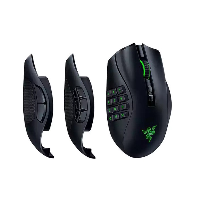 Razer Naga Pro Customizeable MMO Wireless Bluetooth Gaming Mouse