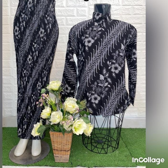 ♟ Batik couple / Baju batik couple / Batik Batik lengga panjang / Batik pesta / Batik wisuda / Batik